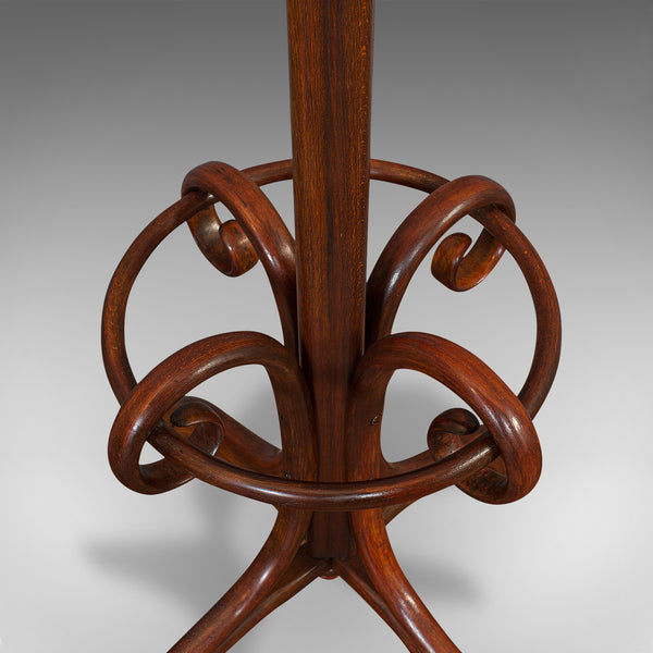 Antique Hallway Coat Stand, English, Bentwood, Hall, Stick, Edwardian, C.1910
