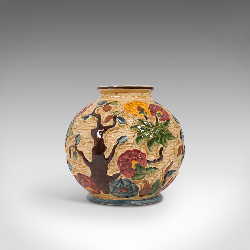 Small Vintage Decorative Vase, English, Ceramic, Baluster Urn
