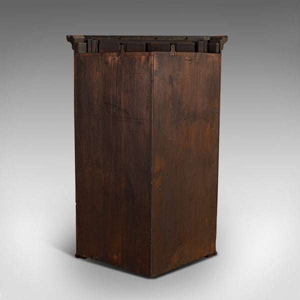Antique Corner Cabinet, English, Mahogany, Walnut, Inlay, Georgian, Circa 1800