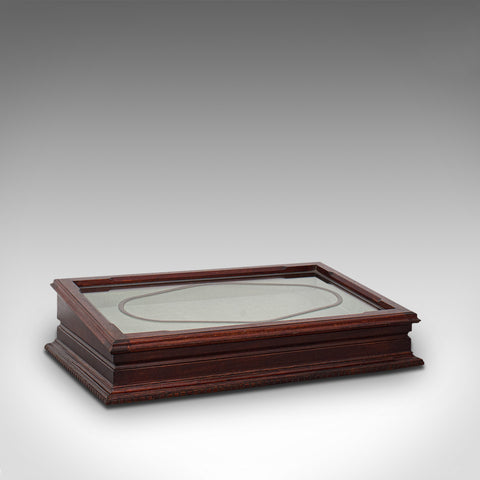 Antique Jeweller's Display Case, English, Mahogany, Shopfitting, Cabinet, 1910