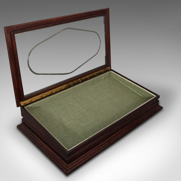 Antique Jeweller's Display Case, English, Mahogany, Shopfitting, Cabinet, 1910
