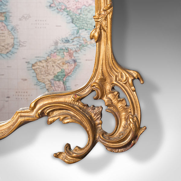 Vintage Wall Mirror, English, Gilt, Glass, Rococo Taste, Mid 20th, Circa 1950