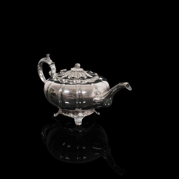 Vintage Tea Service, English, Silver Plated, Teapot, Dish, Viners of Sheffield