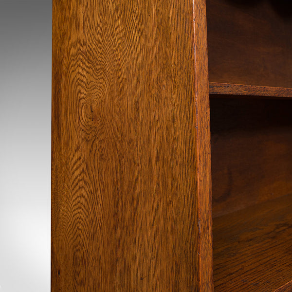 Antique Headmaster's Office Bookcase, English, Oak, Cabinet, Edwardian, C.1910