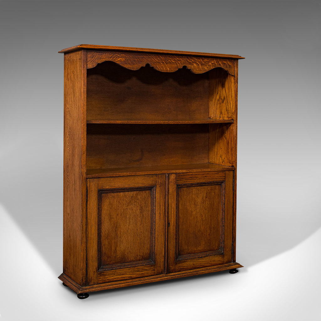 Antique oak bookcase deals
