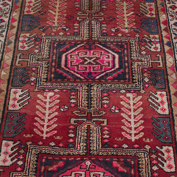 Large, Vintage Baluchi Hallway Runner, Persian, Hall, Rug, Carpet, Mid 20th.C