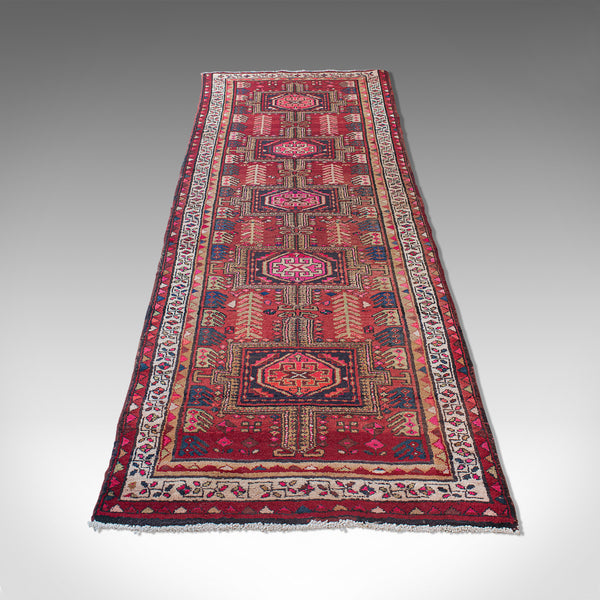 Large, Vintage Baluchi Hallway Runner, Persian, Hall, Rug, Carpet, Mid 20th.C