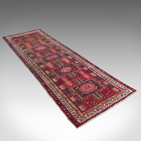 Large, Vintage Baluchi Hallway Runner, Persian, Hall, Rug, Carpet, Mid 20th.C