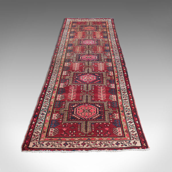 Large, Vintage Baluchi Hallway Runner, Persian, Hall, Rug, Carpet, Mid 20th.C