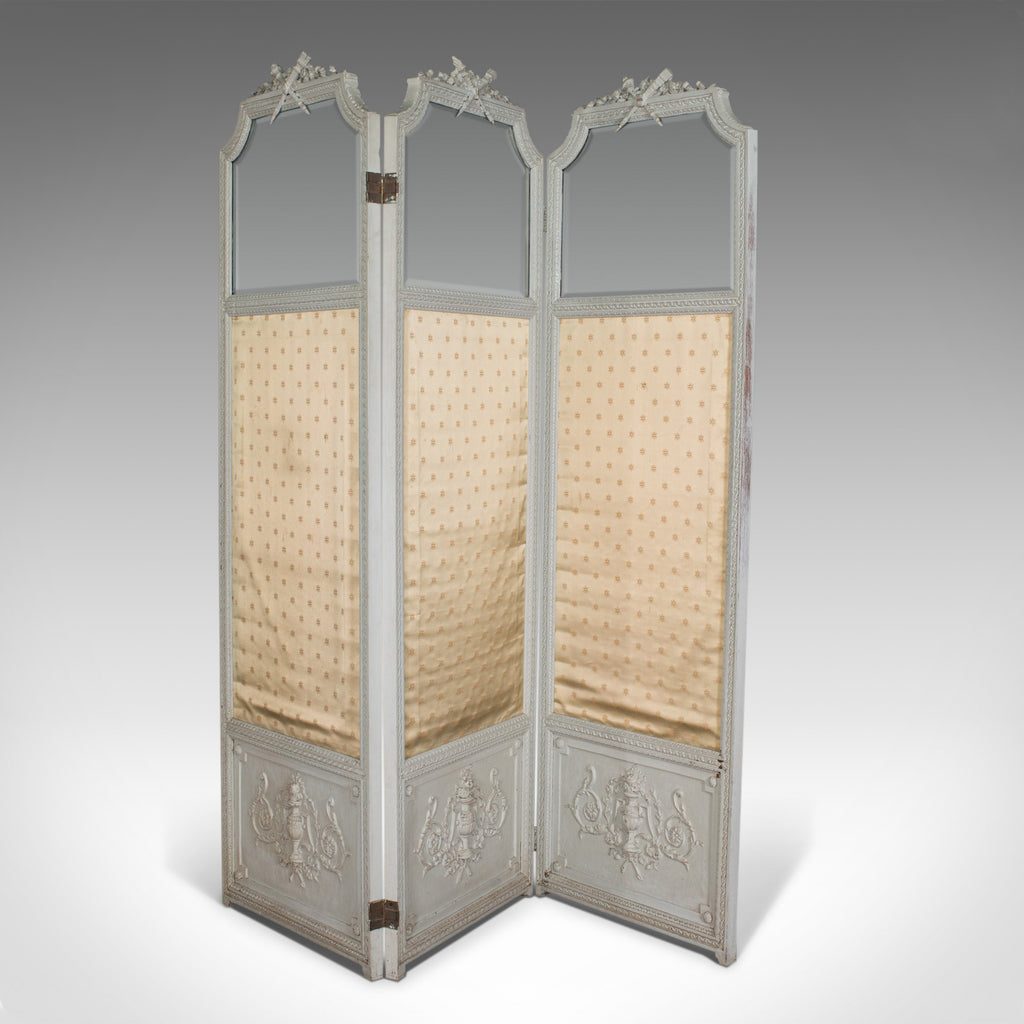 Antique Dressing Screen, Italian, Mahogany, Privacy, Room Divider... London Fine Antiques Antique Dressing Screen, Italian, Mahogany, Privacy, Room Divider... London Fine Antiques