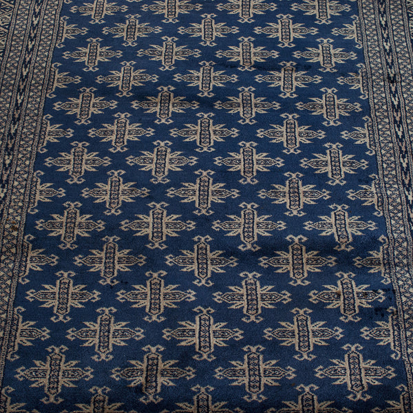 Vintage Bokhara Rug, Persian, Woven, Hall Carpet, Early 20th Century, Circa 1930