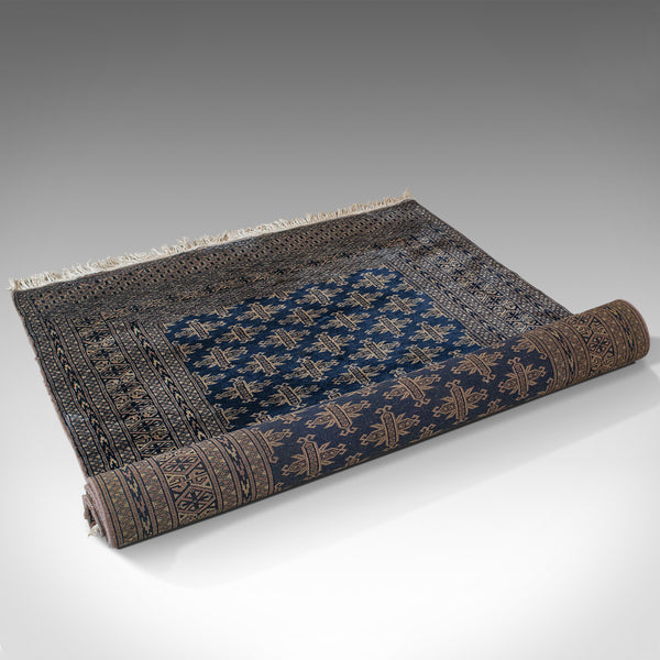 Vintage Bokhara Rug, Persian, Woven, Hall Carpet, Early 20th Century, Circa 1930