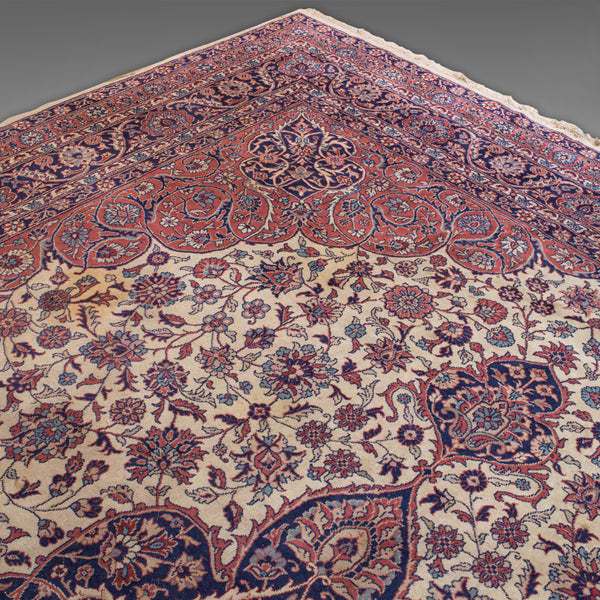 Very Large Antique Heriz Carpet, Persian, Room Size, Rug, Edwardian, Circa 1910