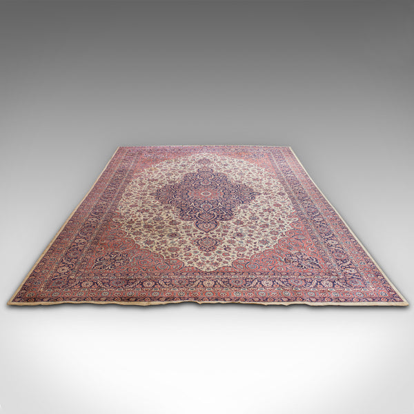Very Large Antique Heriz Carpet, Persian, Room Size, Rug, Edwardian, Circa 1910