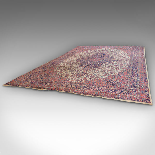 Very Large Antique Heriz Carpet, Persian, Room Size, Rug, Edwardian, Circa 1910