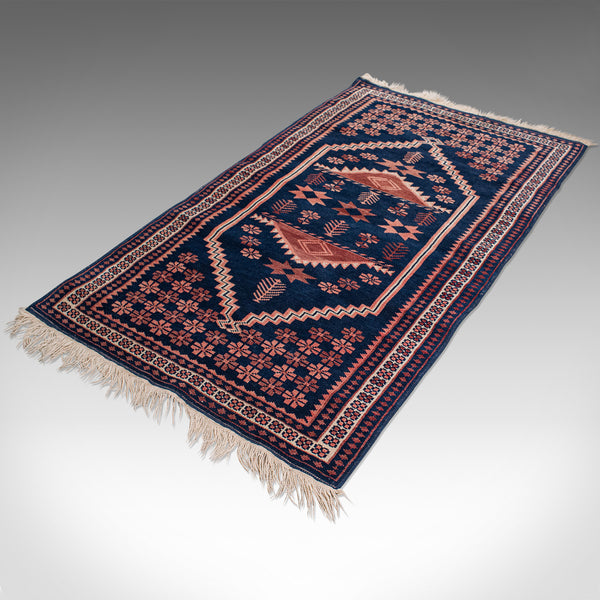 Vintage Anatolian Hallway Rug, Turkish, Woven, Carpet, Wall, Late 20th, C.1970