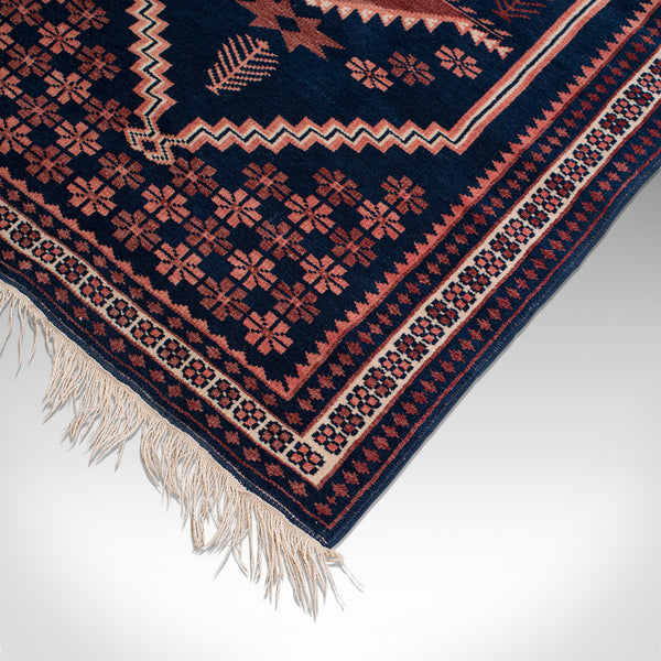 Vintage Anatolian Hallway Rug, Turkish, Woven, Carpet, Wall, Late 20th, C.1970