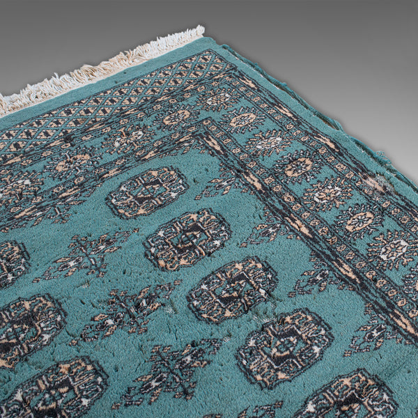 Vintage Decorative Rug, Middle Eastern, Woollen, Bokhara, Carpet, Circa 1950