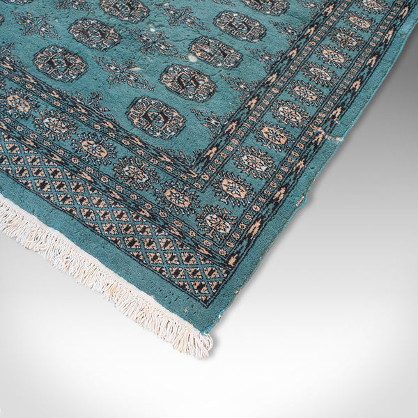 Vintage Decorative Rug, Middle Eastern, Woollen, Bokhara, Carpet, Circa 1950