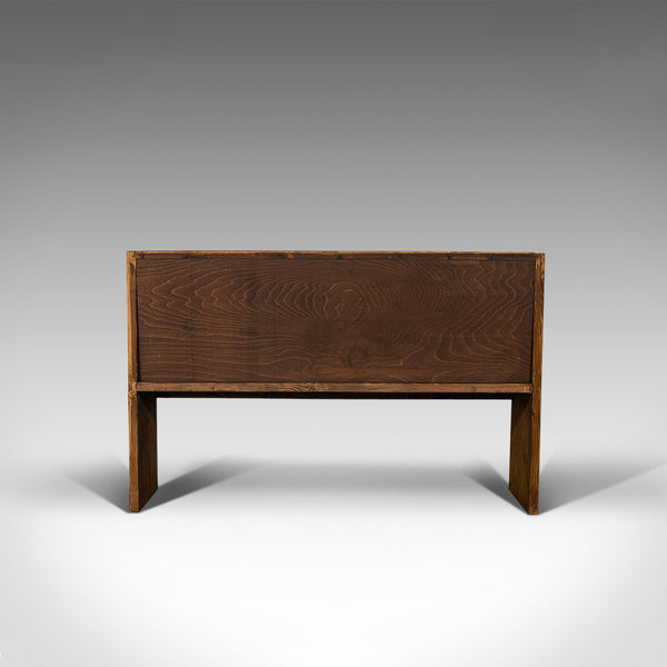 Large Vintage Settle, French, Provincial, Bench, Pew, Mid Century, Circa 1950