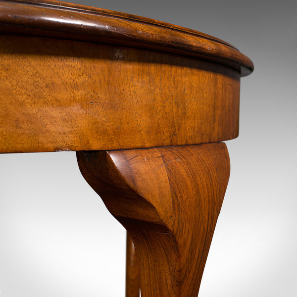 Antique Sofa Table, English, Walnut, Circular, Centre, Side, Edwardian, C.1900