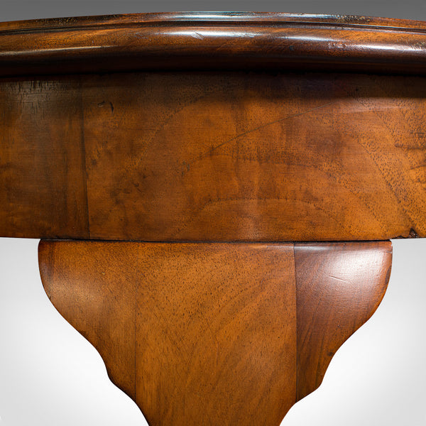 Antique Sofa Table, English, Walnut, Circular, Centre, Side, Edwardian, C.1900