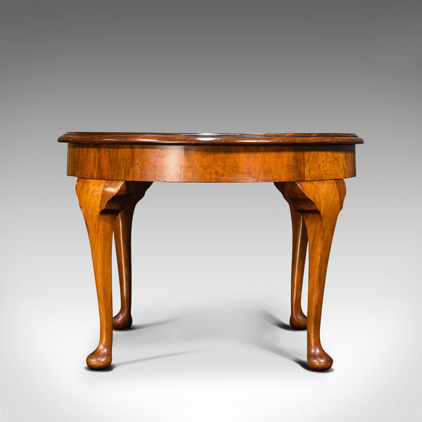 Antique Sofa Table, English, Walnut, Circular, Centre, Side, Edwardian, C.1900
