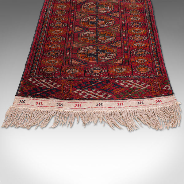 Antique Near Pair, Bokhara Rugs, Turkoman, Tekke, Carpet, Wall Covering, C.1910