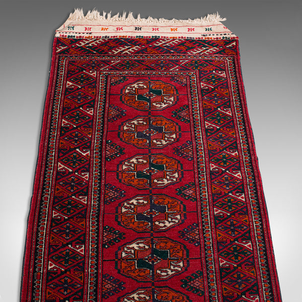 Antique Near Pair, Bokhara Rugs, Turkoman, Tekke, Carpet, Wall Covering, C.1910