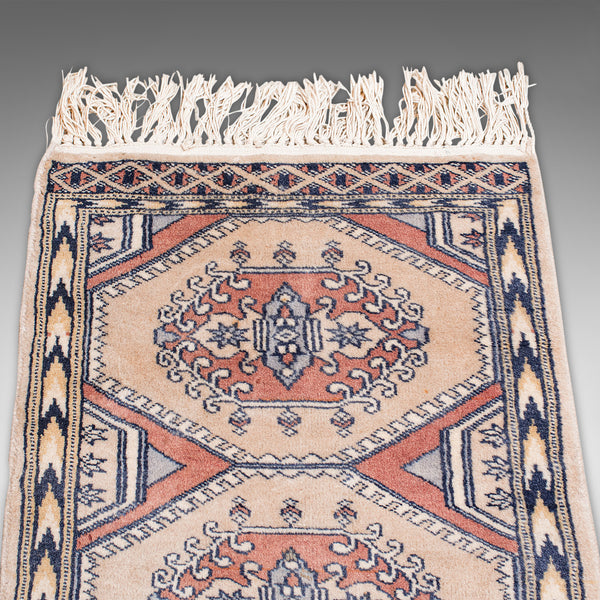Small Vintage Hamadan Rug, Persian, Woollen, Hall, Prayer, Mat, Mid 20th, C.1950