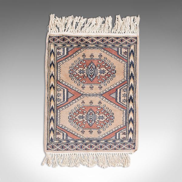 Small Vintage Hamadan Rug, Persian, Woollen, Hall, Prayer, Mat, Mid 20th, C.1950