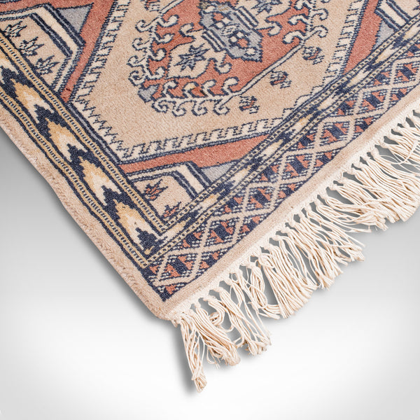 Small Vintage Hamadan Rug, Persian, Woollen, Hall, Prayer, Mat, Mid 20th, C.1950