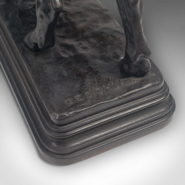 Antique Bull Figure, Austrian, Bronze, Study, Statue, 19th Century, Circa 1900