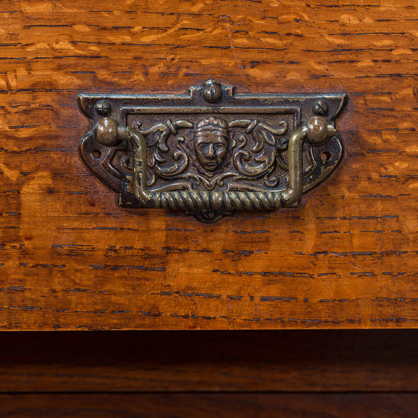 Antique Chiffonier, Scottish, Oak, Sideboard, Cabinet, Victorian, C.1860