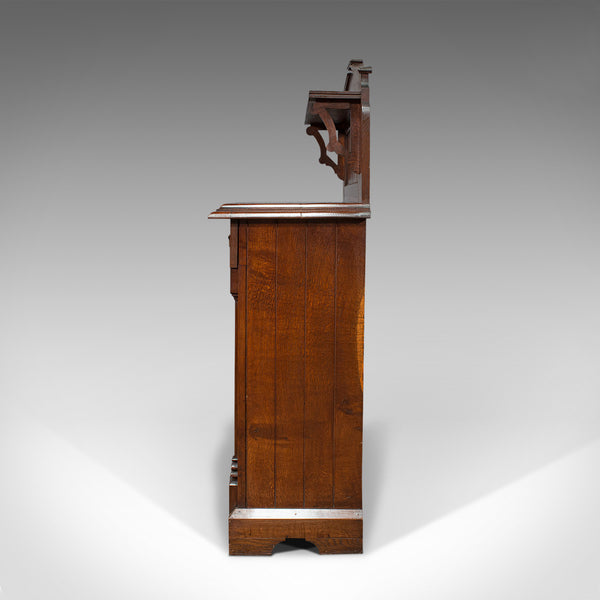 Antique Chiffonier, Scottish, Oak, Sideboard, Cabinet, Victorian, C.1860