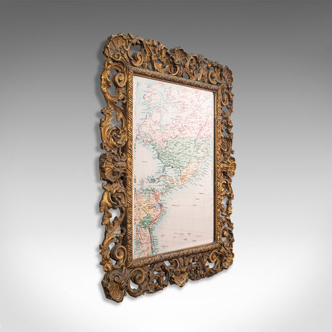 Ornate Antique Mirror, French, Giltwood, Hall, Overmantel, Edwardian, Circa 1910