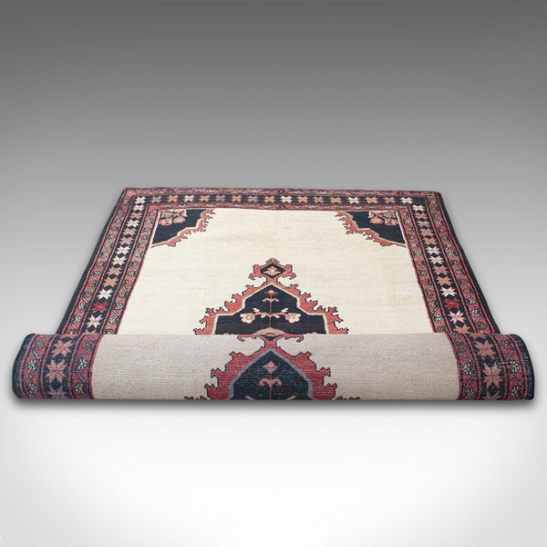 Vintage Saveh Rug, North West Persian, Woven, Hall, Lounge, Carpet, Circa 1950