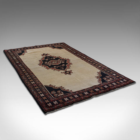 Vintage Saveh Rug, North West Persian, Woven, Hall, Lounge, Carpet, Circa 1950