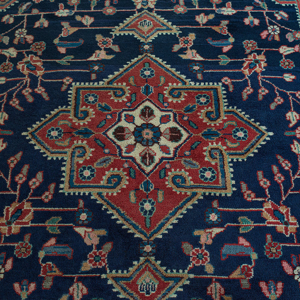 Large Vintage Hamadan Hall Carpet, Persian, Lounge, Hallway, Rug, Circa 1950
