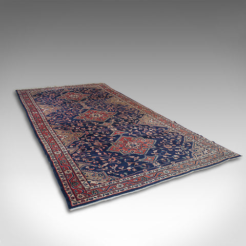 Large Vintage Hamadan Hall Carpet, Persian, Lounge, Hallway, Rug, Circa 1950