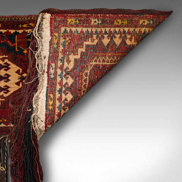 Antique Tekke Torba, Caucasian, Woven, Tent Bag, Decorative Wall Covering, 1900