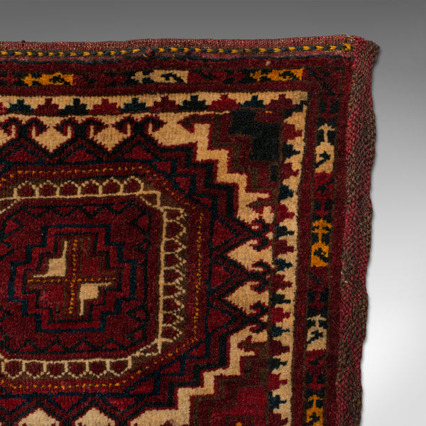 Antique Tekke Torba, Caucasian, Woven, Tent Bag, Decorative Wall Covering, 1900