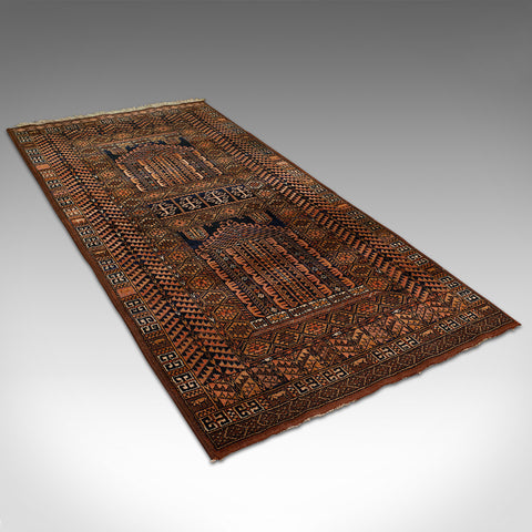 Large Vintage Decorative Rug, Belgian, Carpet, Ghiordes, Prayer Mat, Circa 1970