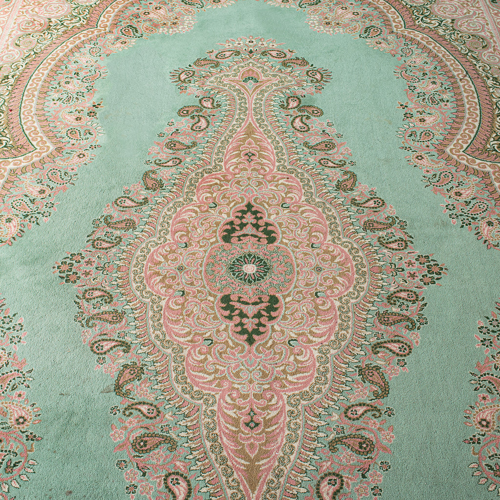 16 Feet Rugs Very Large 16 Foot Vintage Keshan Rug, Persian, Room Sized, Decorative ...