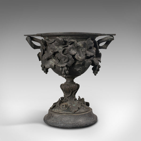 Antique Serving Cup, Continental, Bronze, Goblet, 18th Century, Georgian, C.1800