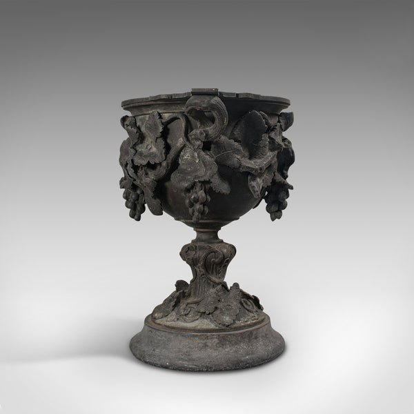 Antique Serving Cup, Continental, Bronze, Goblet, 18th Century, Georgian, C.1800