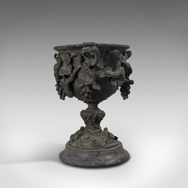 Antique Serving Cup, Continental, Bronze, Goblet, 18th Century, Georgian, C.1800