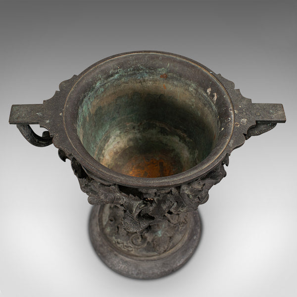 Antique Serving Cup, Continental, Bronze, Goblet, 18th Century, Georgian, C.1800