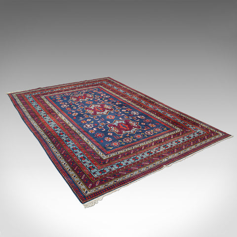 Vintage Shirvan Rug, Caucasian, Lounge, Hall Carpet, Mid 20th Century, C.1950