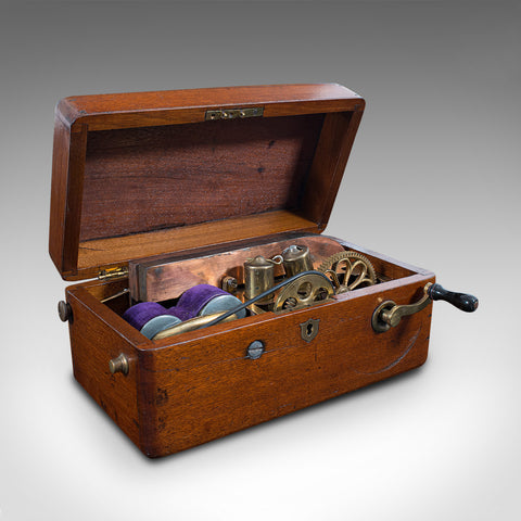 Antique Magneto Electric Therapy Machine, English, Scientific Medical Aid, 1900